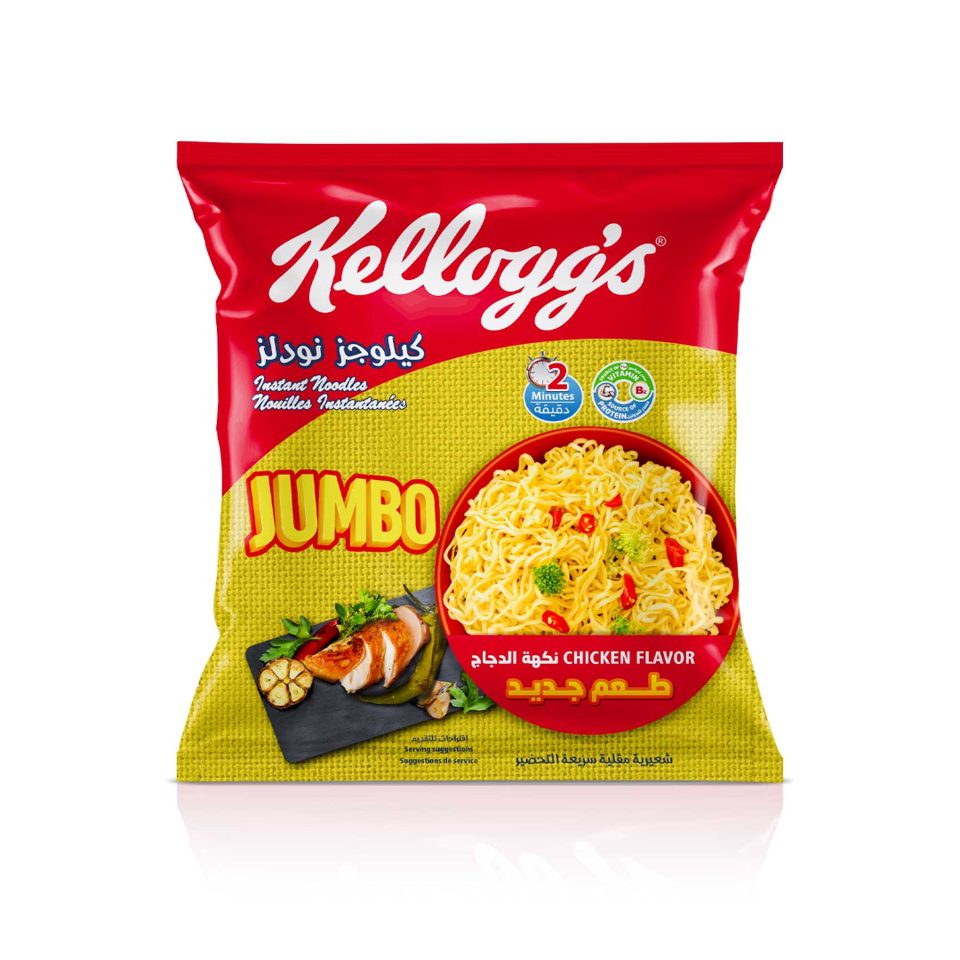 KELLOGGS JUMBO CHICKEN NOODLES 100G